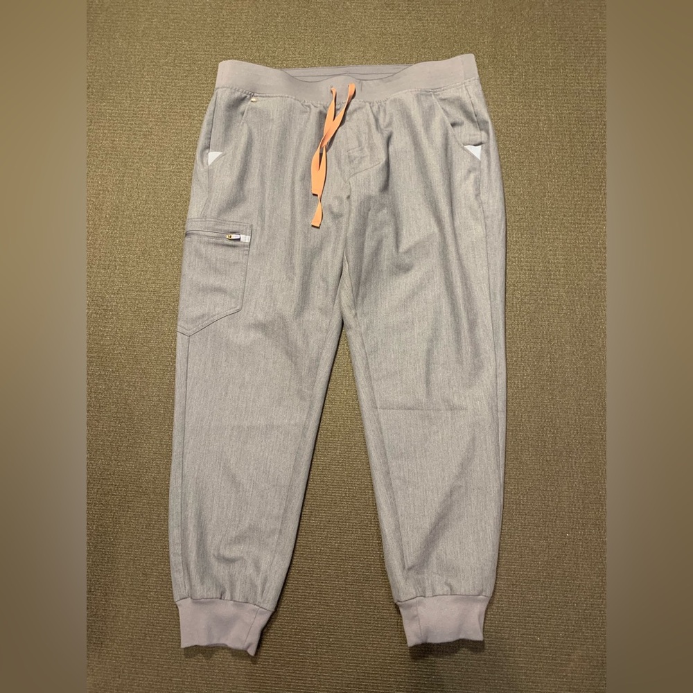 Figs Zamora‎ Jogger Scrub Pants Heather Denim Size XL